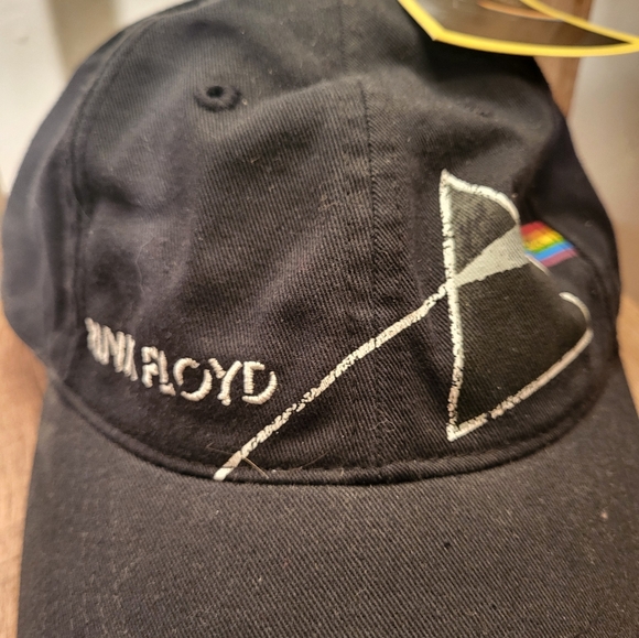 NWT Vintage Pink Floyd Dark Side Of The Moon Adjustable Hat Cap distressed - Picture 5 of 14